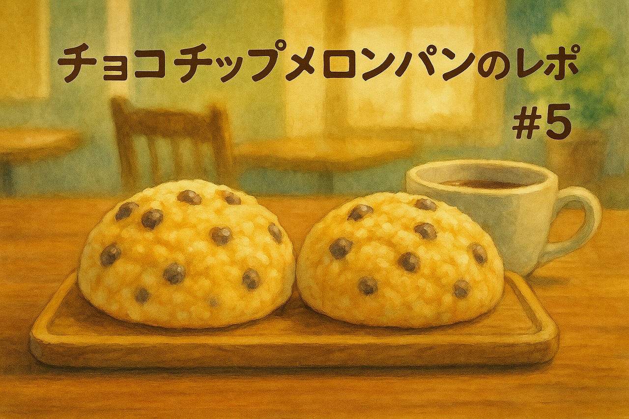 チョコチップメロンパンのレポ#5