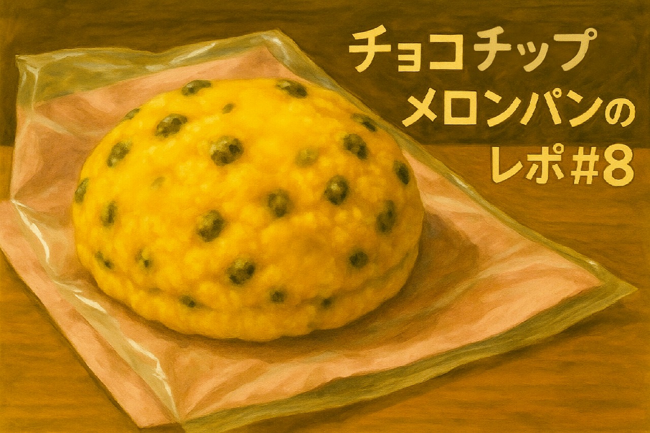 チョコチップメロンパンのレポ#8