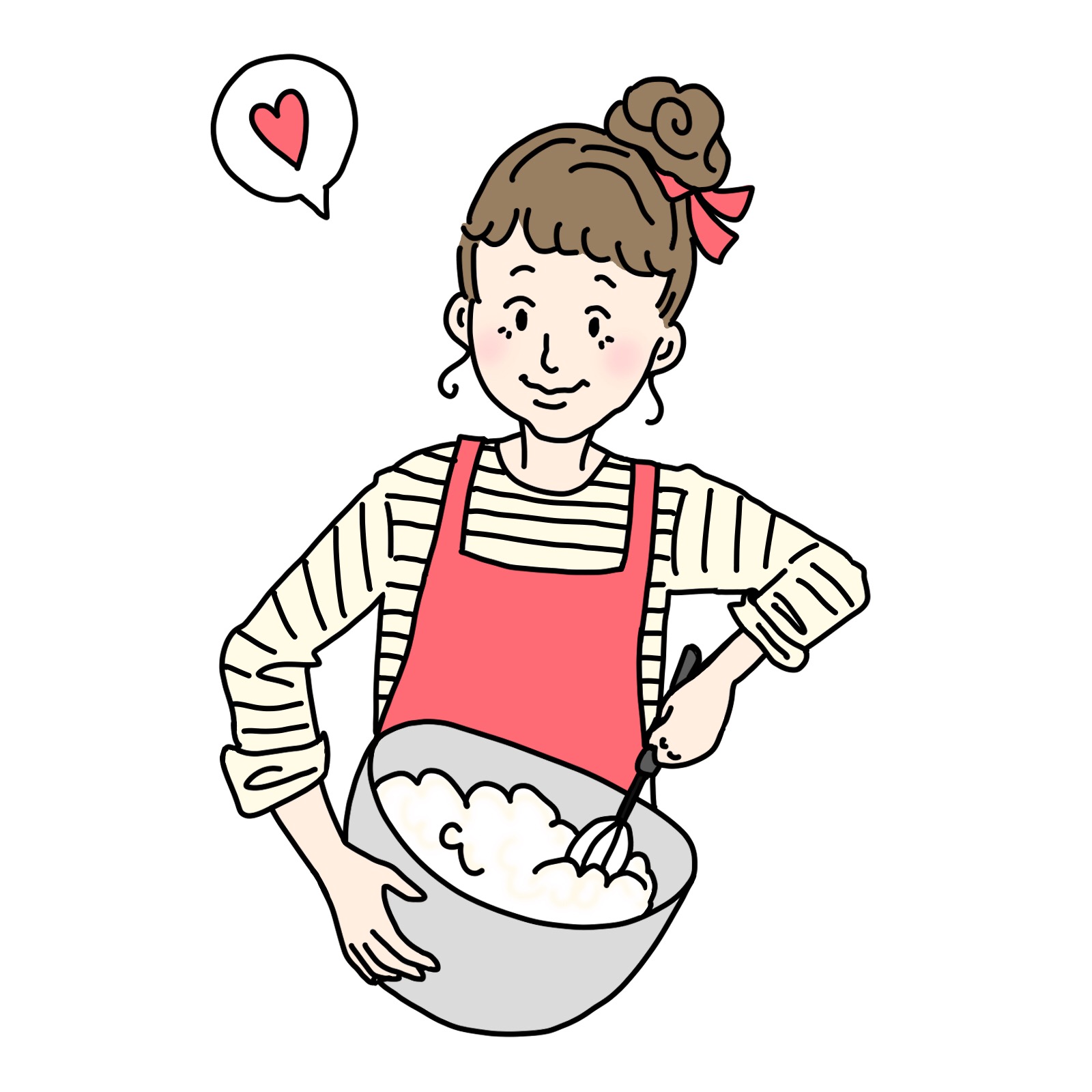 ご飯を炊くようにお菓子を作りたい